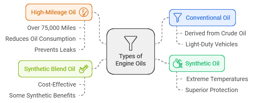 types of engine oil